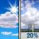 Today: A slight chance of showers and thunderstorms after noon. Mostly sunny, with a high near 91. Southwest wind 5 to 10 mph. Chance of precipitation is 20%. Today: Mostly Sunny then Slight Chance Showers And Thunderstorms
