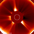 Latest LASCO C2 image of the Sun