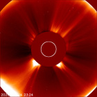 Latest LASCO C2 image of the Sun