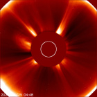 Latest LASCO C2 image of the Sun