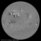 Latest SDO/HMI Magnetogram image of the Sun
