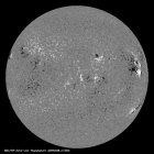 Latest SDO/HMI Magnetogram image of the Sun