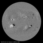 Latest SDO/HMI Magnetogram image of the Sun