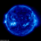 Click for time-lapse image of the sun